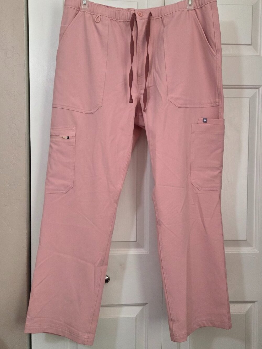 FIGS Men's Cairo Cargo Scrub Pants XL Mauve EUC